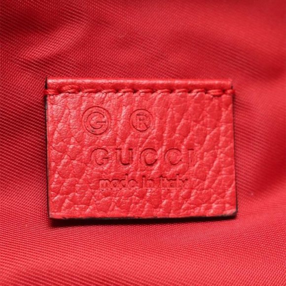 Gucci GG Guccissima Nylon Cosmetic Bag in Red - Picture 5 of 5